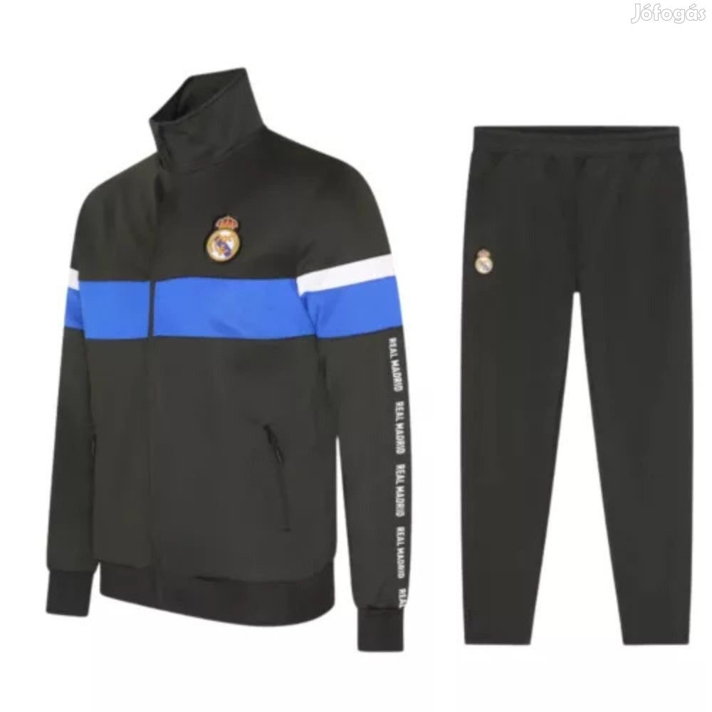 Real Madrid melegítő garnitúra gyerek fekete kék