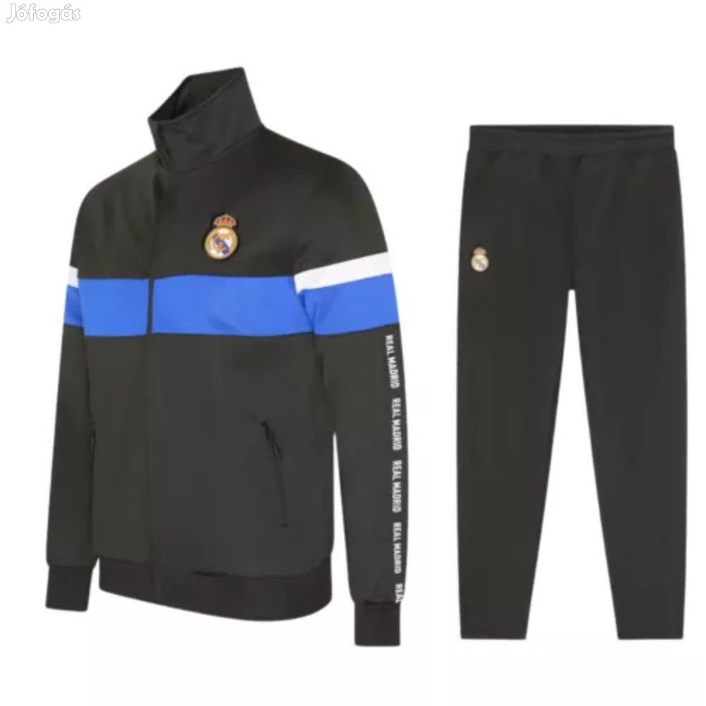 Real Madrid melegítő garnitúra gyerek fekete kék
