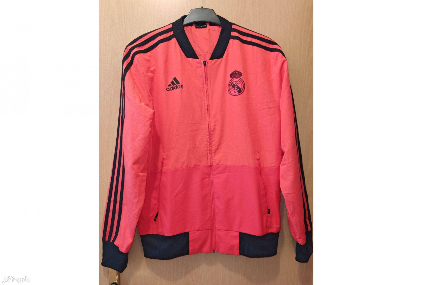 Real Madrid pink eredeti adidas cipzáras felső (S-es)