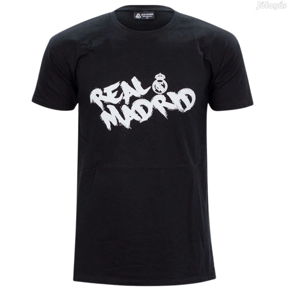 Real Madrid póló felnőtt Real Vibe fekete