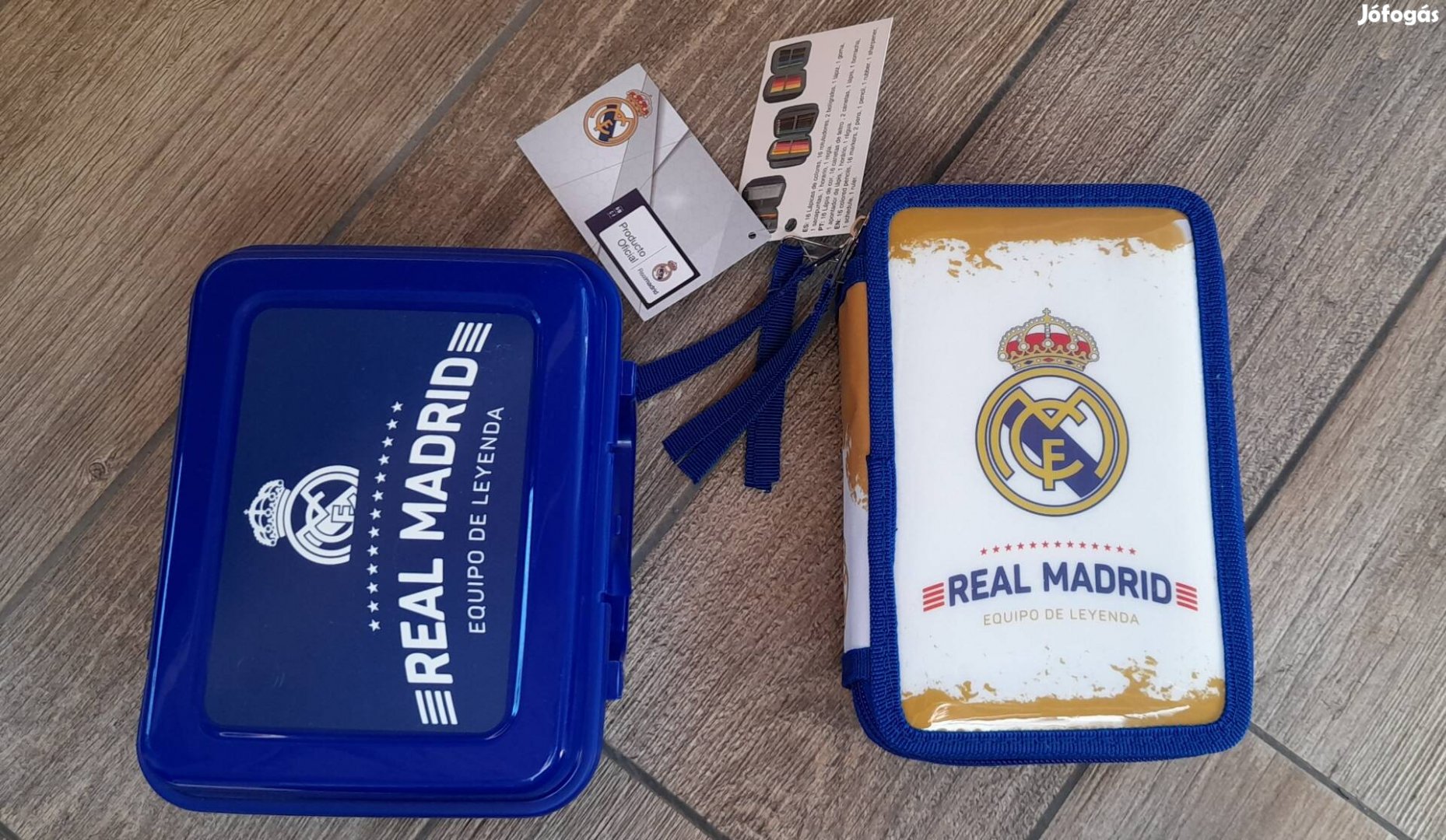 Real Madrid tolltartó, uzsonnás doboz