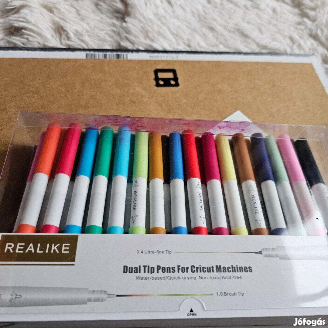 Realike kétvégü filctoll készlet új 48 darabos