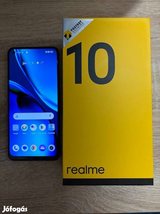 Realme 10 256GB 88GB RAM Dual 50 MPx Kamera. Fix Ár