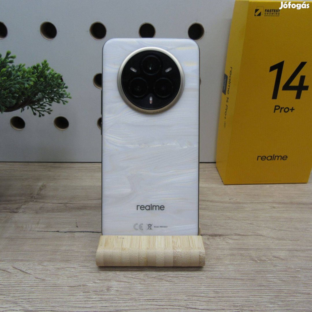 Realme 14 Pro Pearl White 512GB használt karcmentes 6 hónap