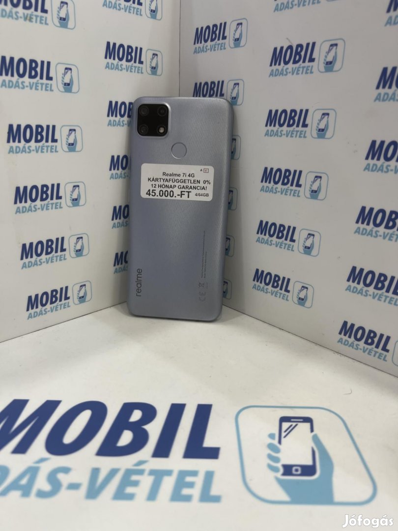 Realme 7i Kártyafüggetlen 64 GB, 12 hó garancia
