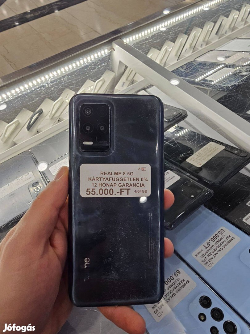 Realme 8 5G 4/64GB kártyafüggetlen