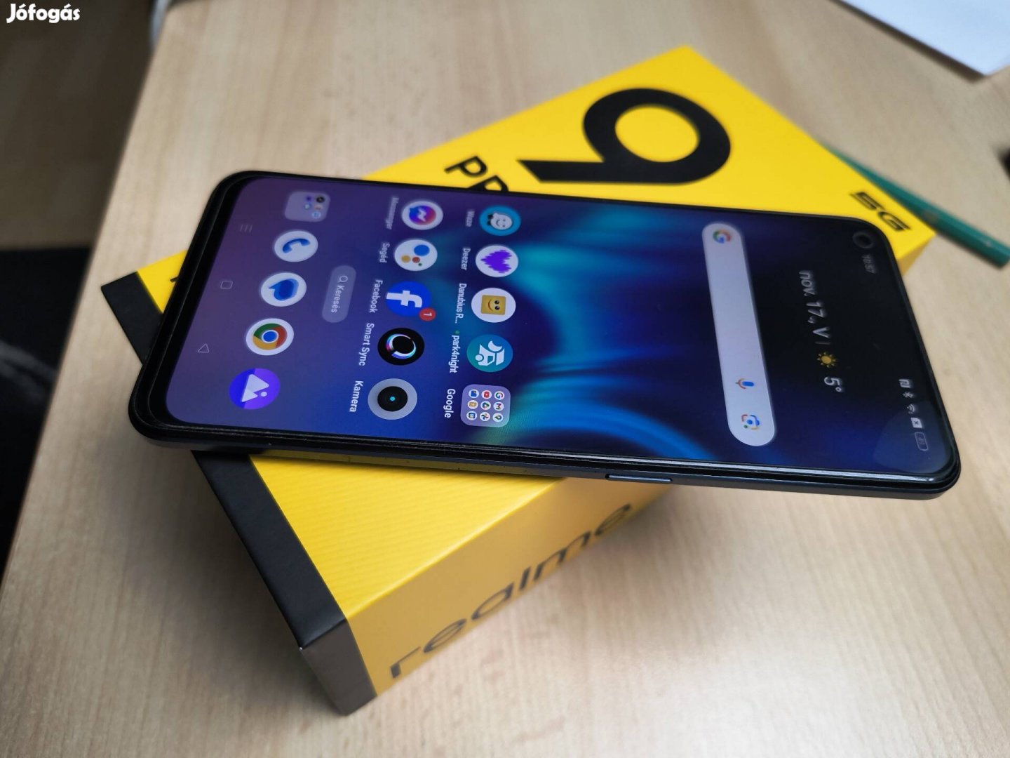 Realme 9 Pro+ kártyafüggetlen mobiltelefon, új állapotban garanciával