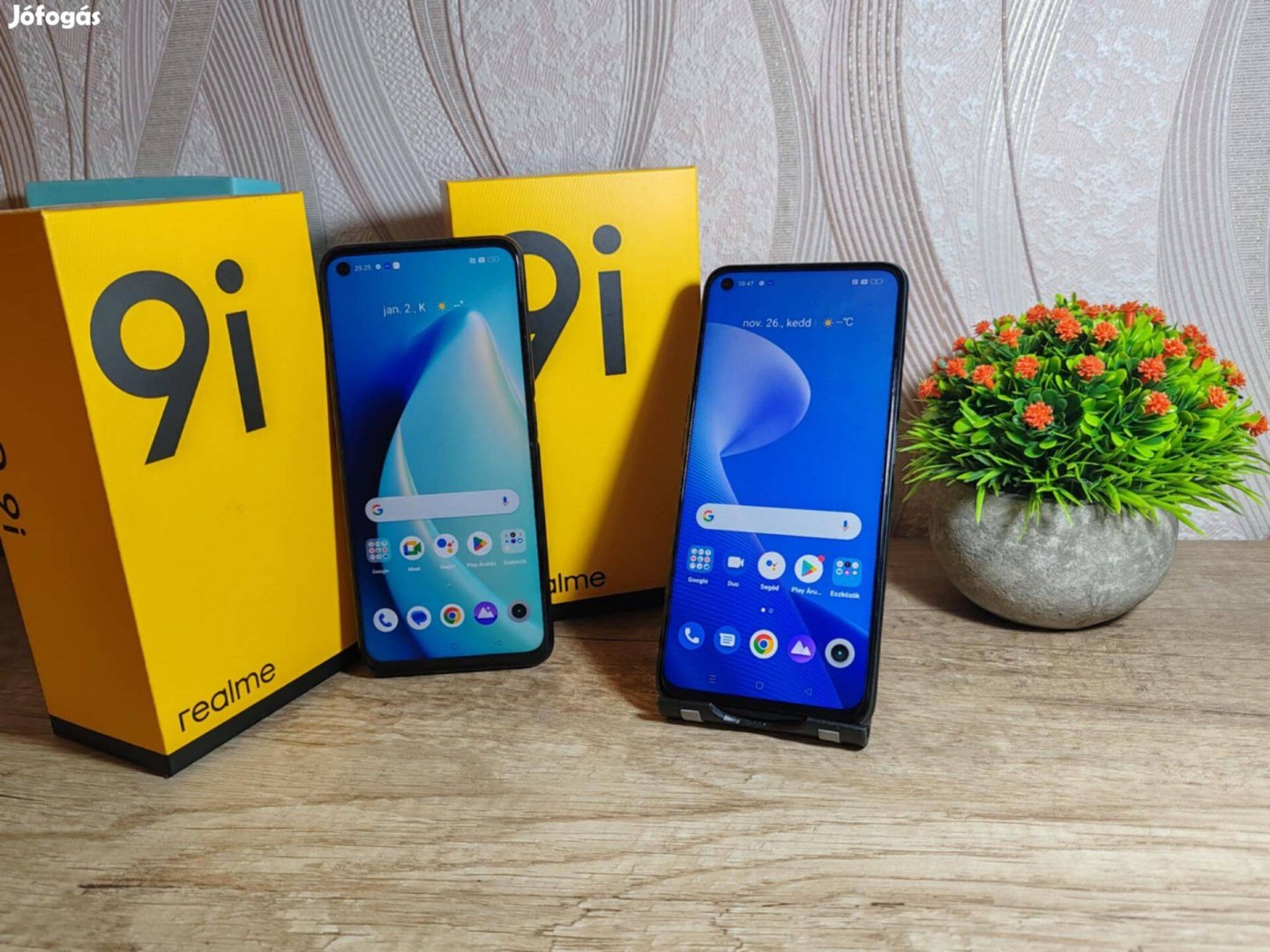 Realme 9i 64GB 7GB RAM kártyafüggetlen + dual simes készülék