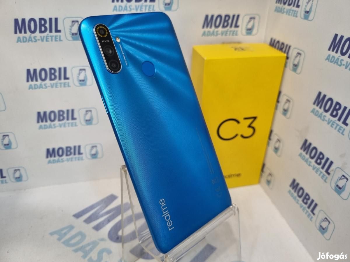 Realme C3 Dual Sim 64 GB 3 GB Ram, 12 hó garancia