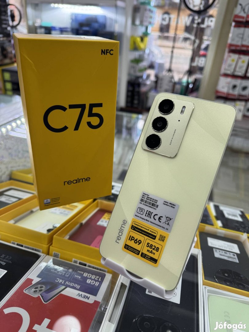 Realme C75 Független Új 256GB IP69 