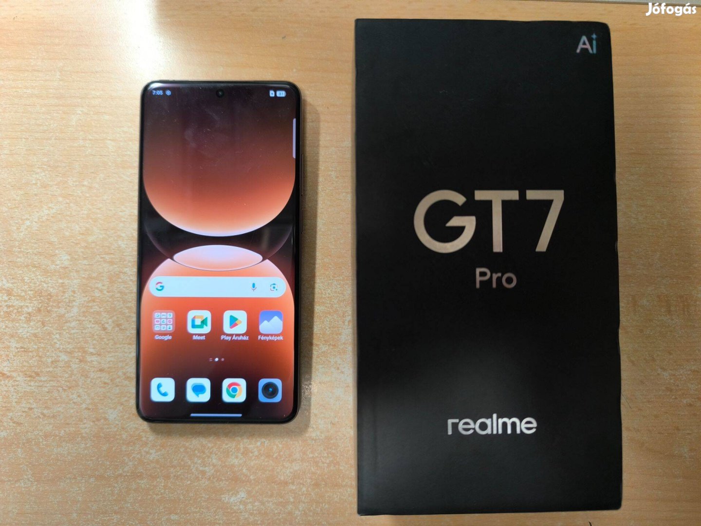 Realme GT7 Pro 12/256GB Dual Független Újszerű Garis !