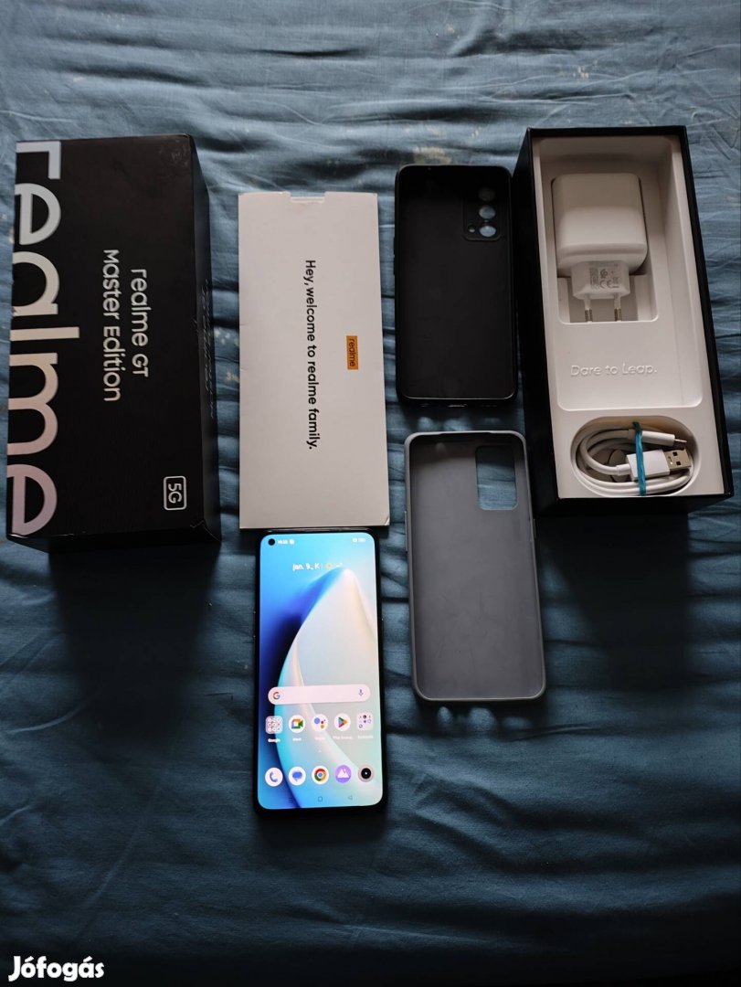 Realme GT Master Edition 6/128 fekete telefon eladó