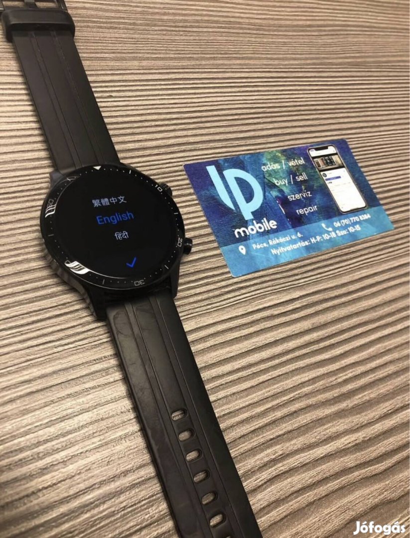 Realme Watch S Pro, Újszerű, Fekete, Garancia