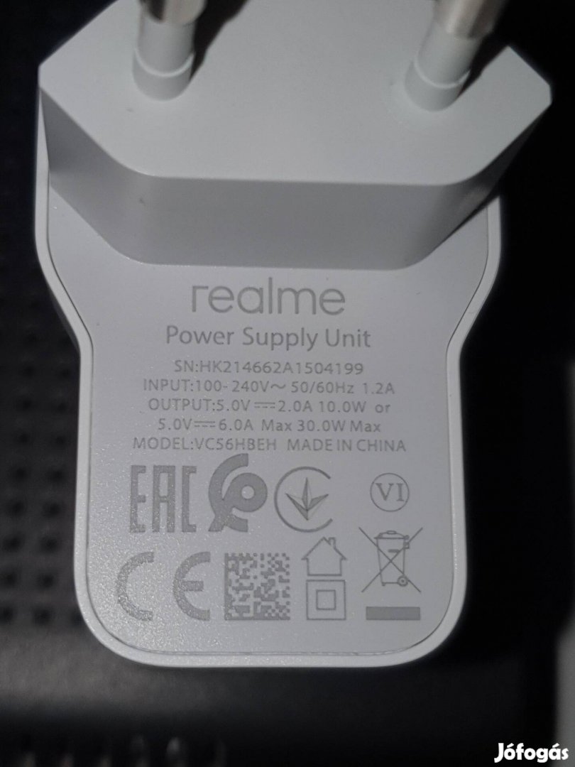 Realme töltőfej eladó 