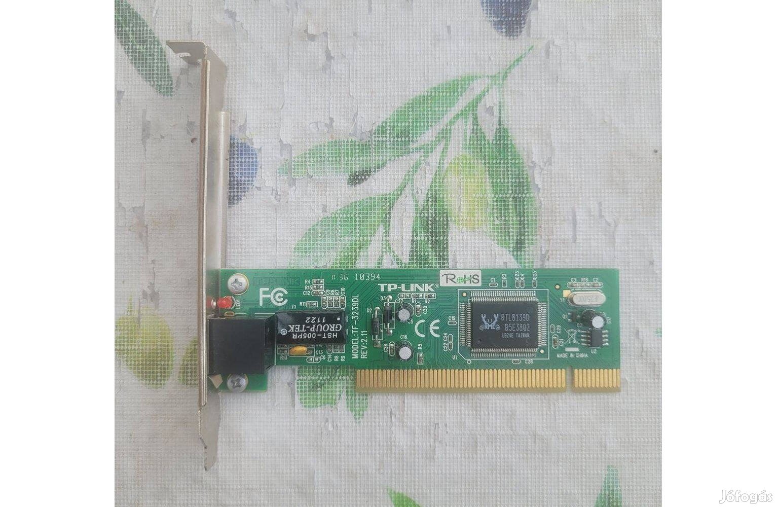 Realtek 8139D hálókártya (10/100M - PCI csatlakozó)