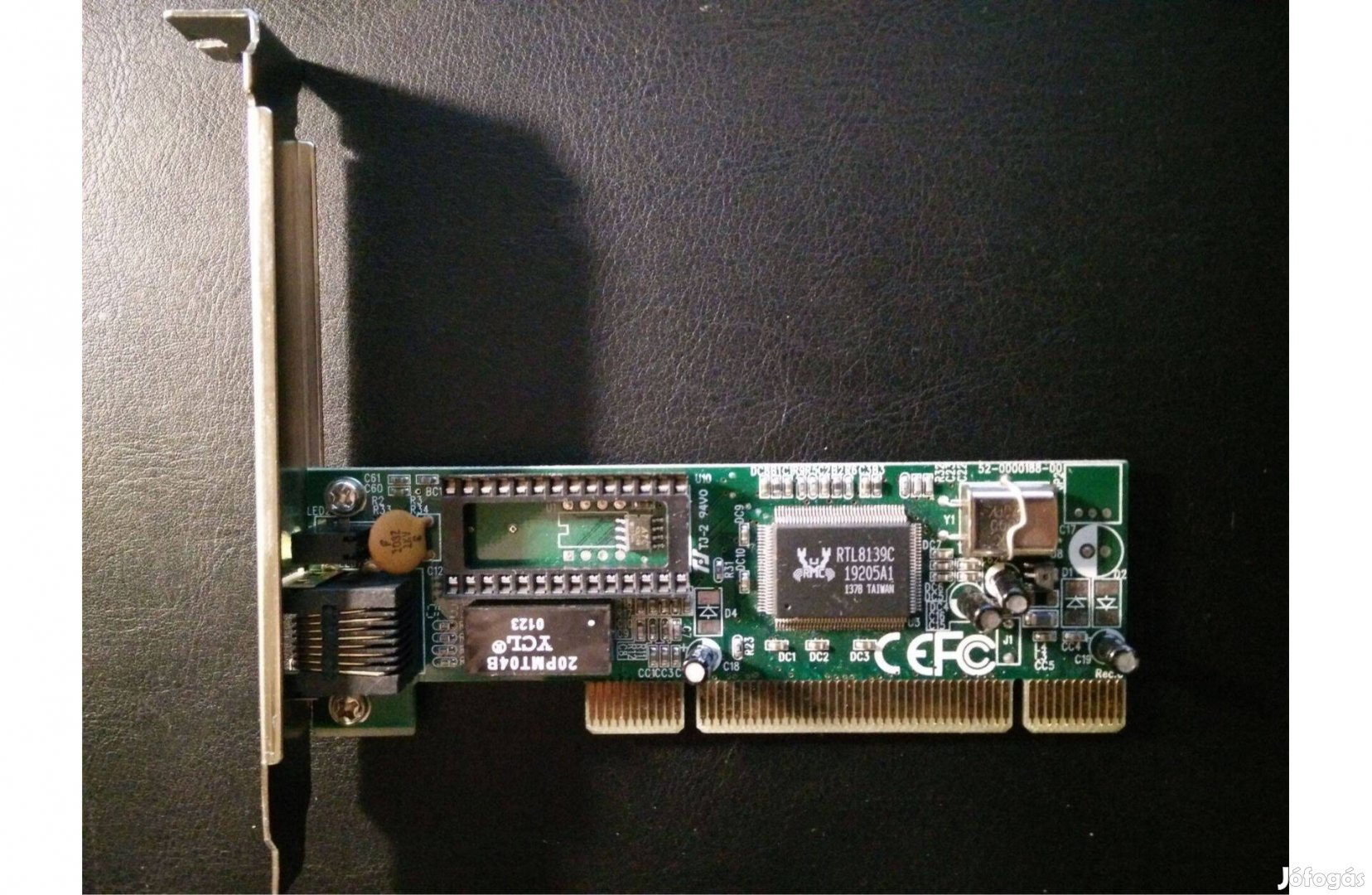 Realtek RTL8139C retro PCI Fast Ethernet kártya