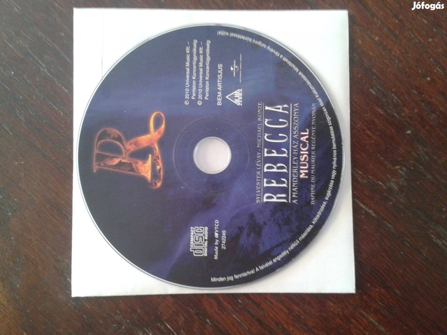 Rebecca musical CD