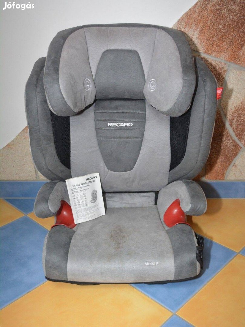 Recaro Monza Nova Seatfix Isofix 15-36kg gyerekülés újszerű állapotban