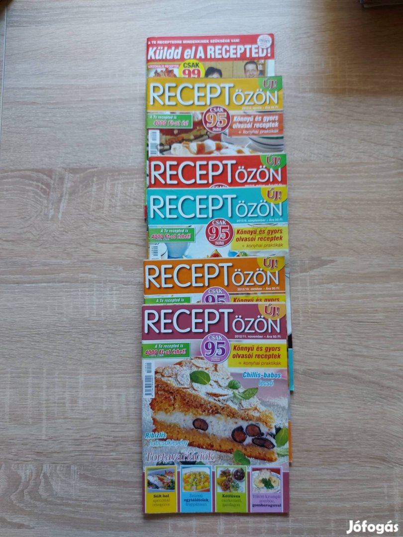 Recept füzet, Receptözön 