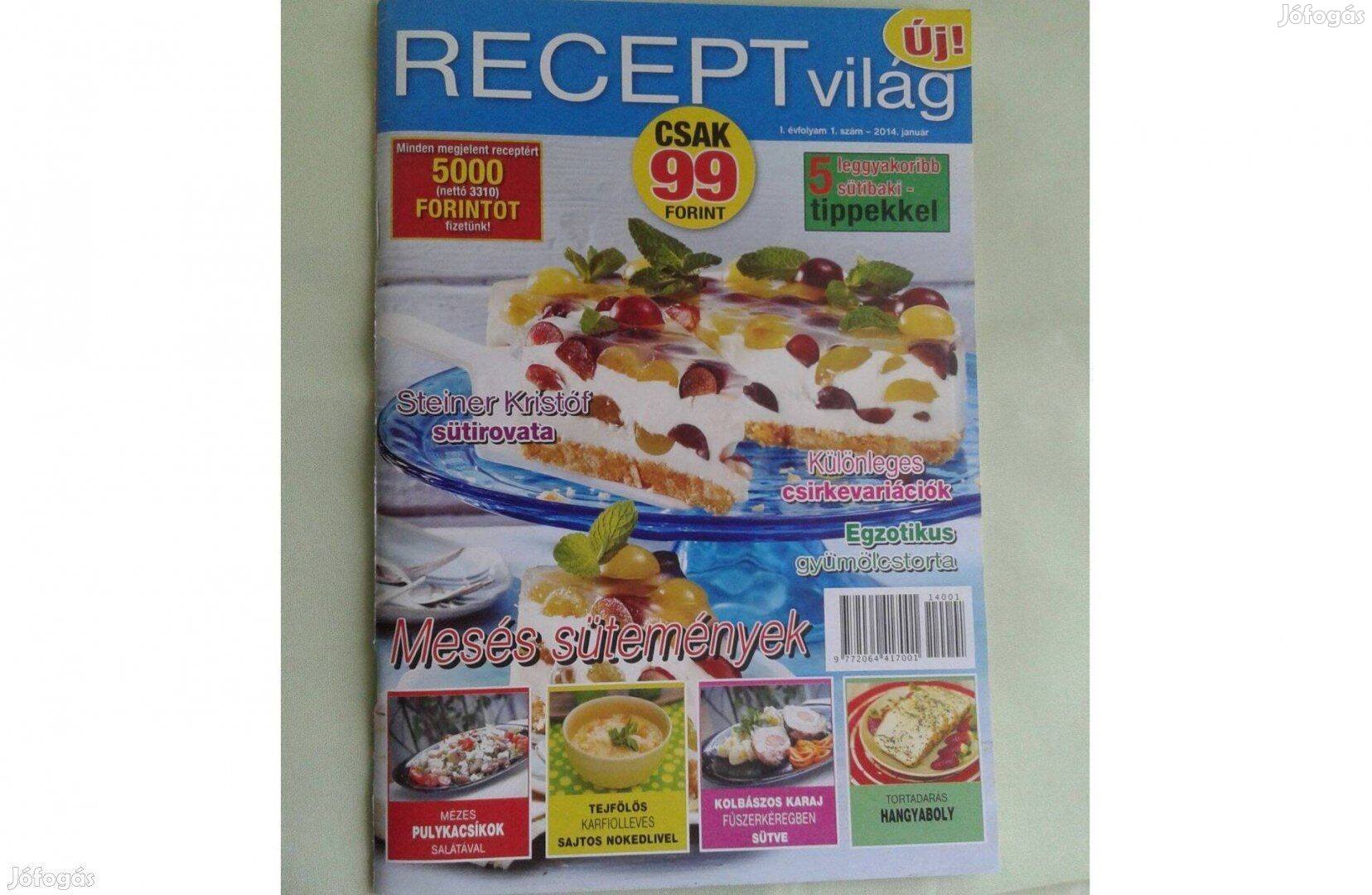 Recept világ - szakácsfüzet kiadvány régebbi szám