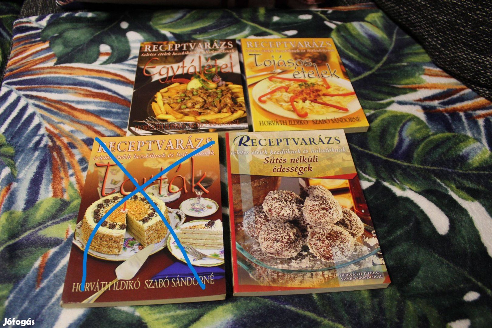 Receptvarazs konyvek- 3db egyben elado