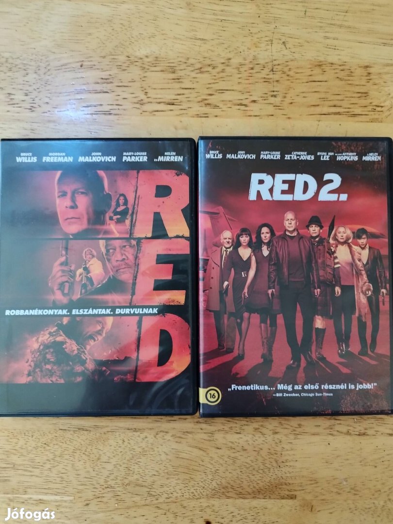 Red 1-2 dvd Bruce Willis 