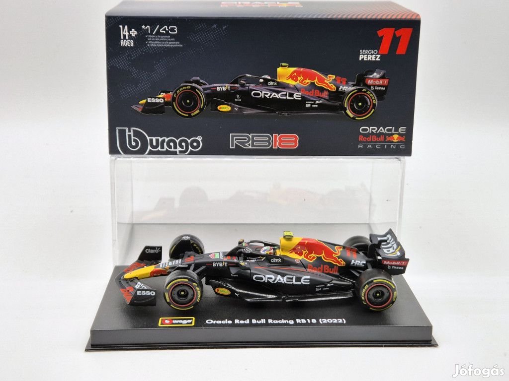 Red Bull F1 RB18 Team Oracle #11 (2022) - Sergio Perez - PILÓTÁVAL -