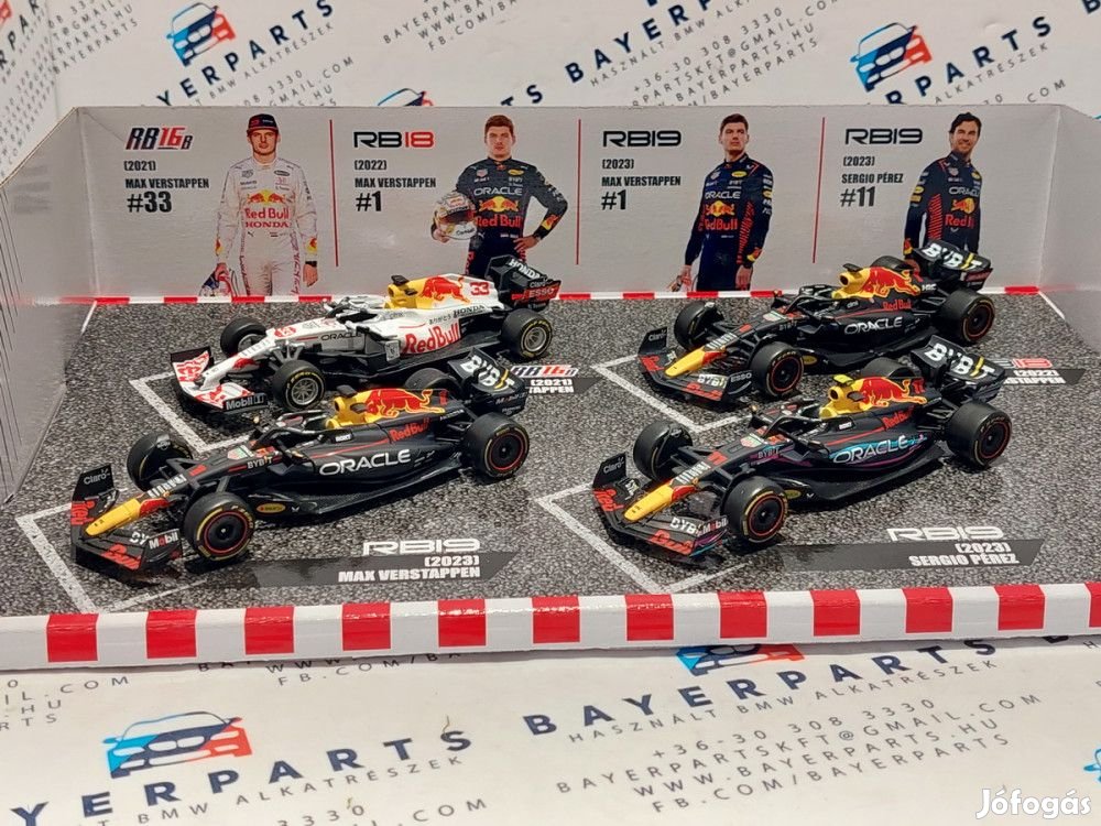 Red Bull F1 szett - 2023 RB19 Max Verstappen - 2023 RB19 Sergio Perez