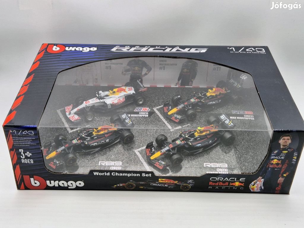 Red Bull F1 szett - 2023 RB19 Max Verstappen - 2023 RB19 Sergio Perez