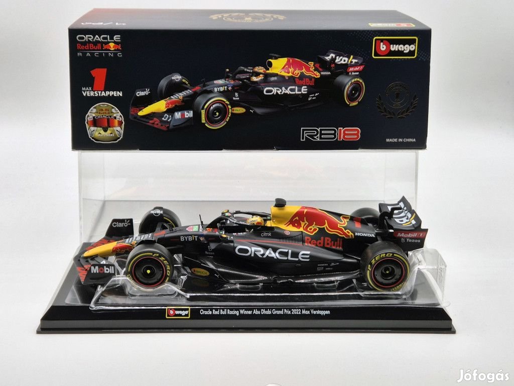 Red Bull RB18 Team Oracle F1 #1 (2022) - Max Verstappen - PILÓTÁVAL -