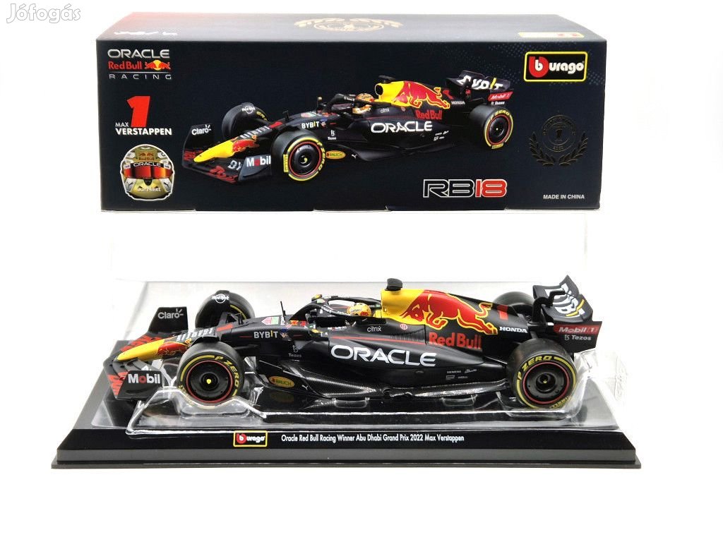 Red Bull RB18 Team Oracle F1 #1 (2022) - Max Verstappen - PILÓTÁVAL -
