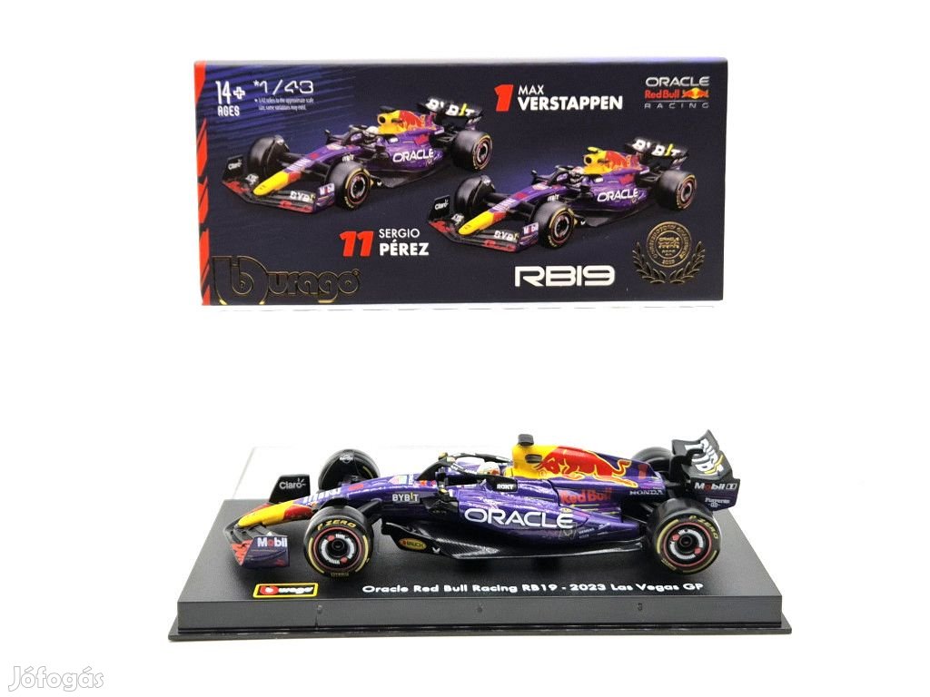 Red Bull RB19 F1 #1 (2023) - Las Vegas - Max Verstappen - PILÓTÁVAL -