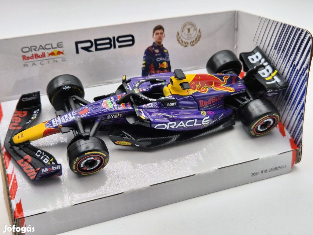 Red Bull RB19 F1 #1 (2023) - Las Vegas - Max Verstappen -  Bburago -