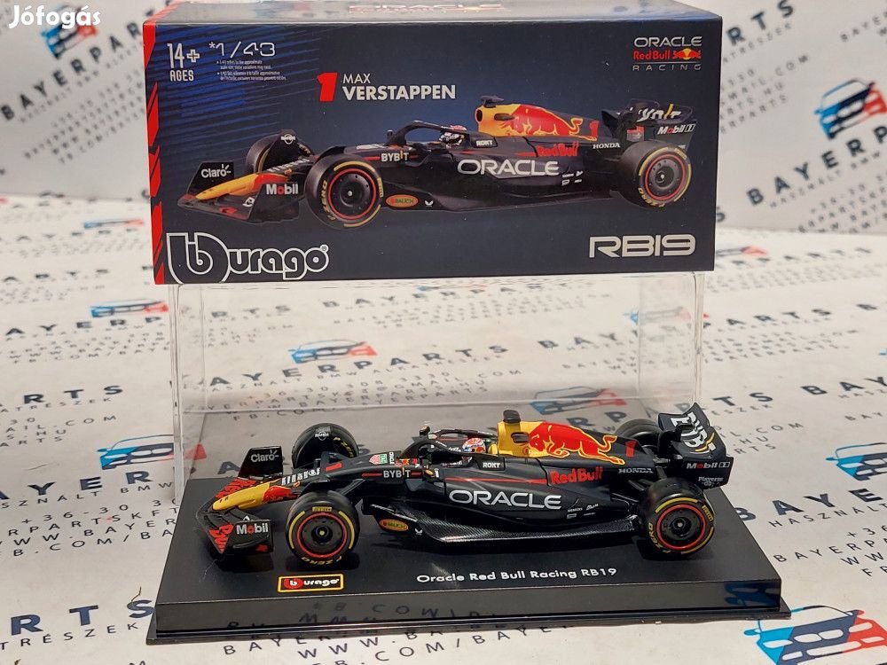 Red Bull RB19 Team Oracle F1 #1 (2023) - Max Verstappen - PILÓTÁVAL -