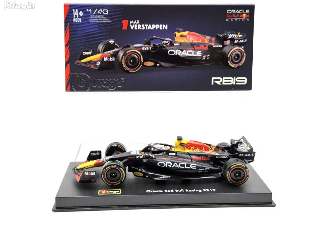 Red Bull RB19 Team Oracle F1 #1 (2023) - Max Verstappen - PILÓTÁVAL -