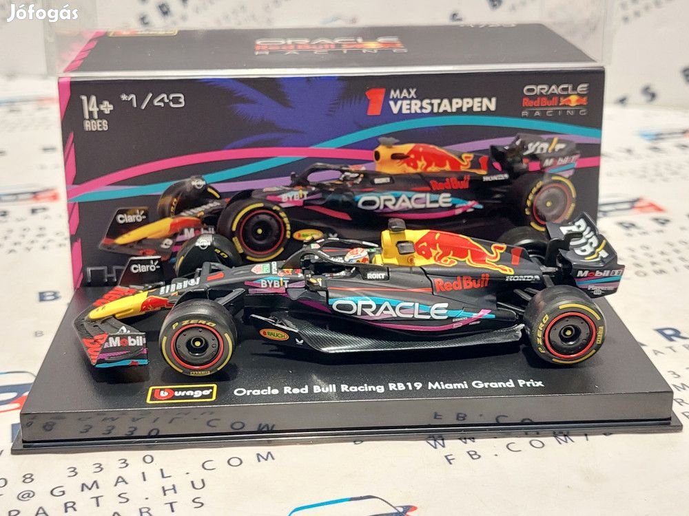 Red Bull RB19 Team Oracle F1 #1 (2023) - Miami GP - Max Verstappen -