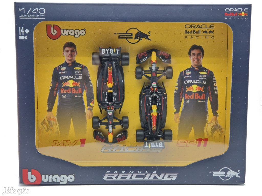 Red Bull RB20 F1 szett (2024) - #1 Max Verstappen - #11 Sergio Perez