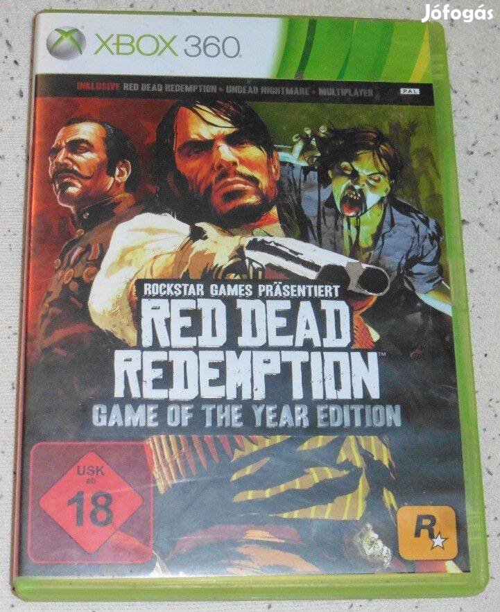 Red Dead Redemption GOTY (GTA Szerű) Gyári Xbox 360, Xbox ONE Játék
