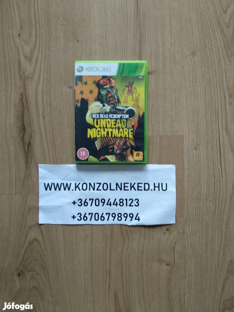 Red Dead Redemption Undead Nightmare Xbox 360 játék