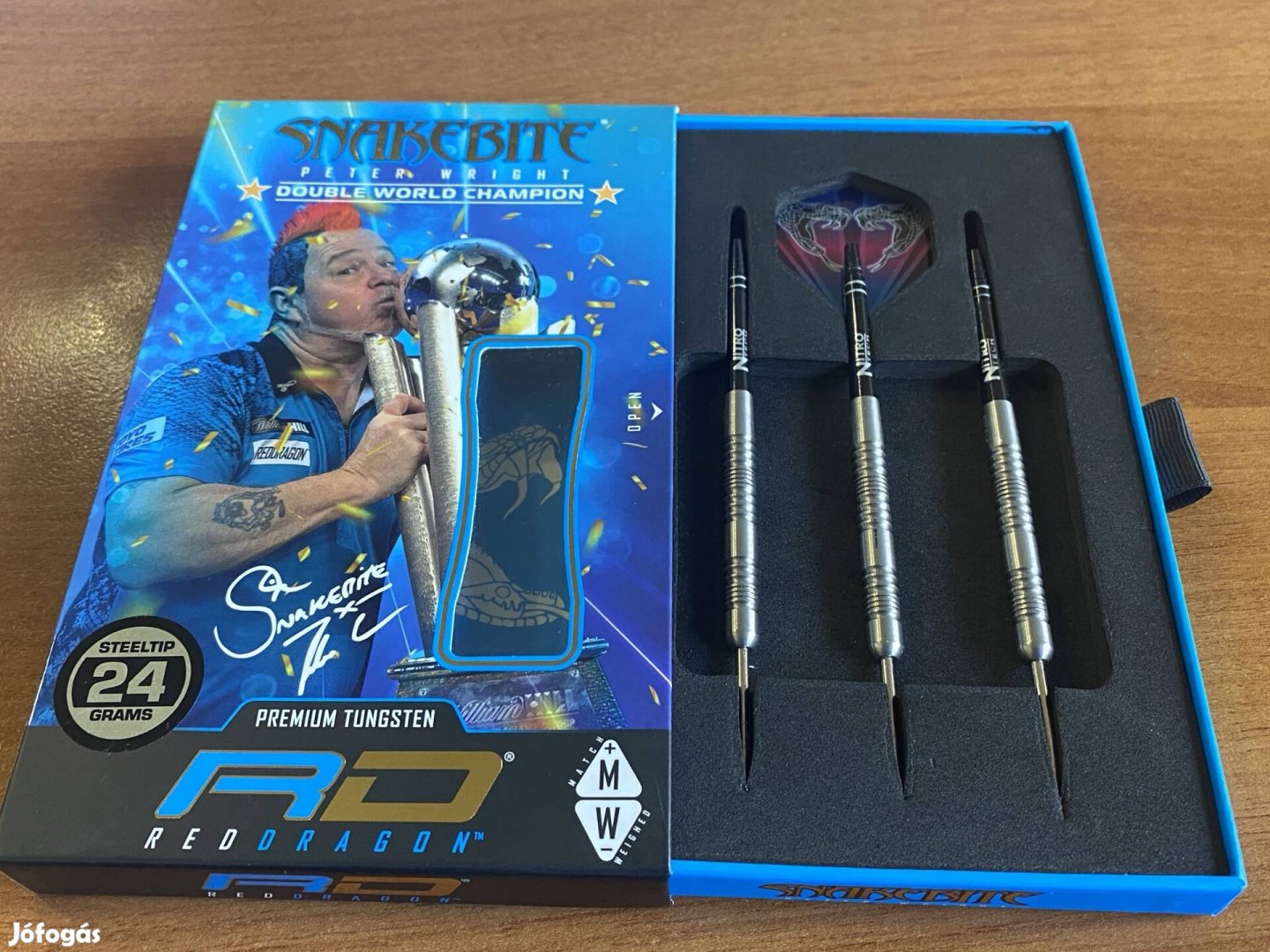 Red Dragon Peter Wright Snakebite Euro 11 - 24g steel tip darts