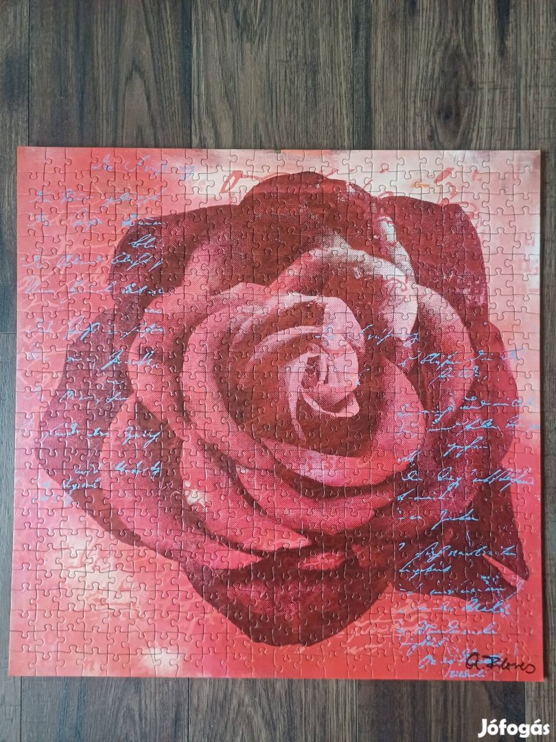 Red rose puzzle kép 50x50 cm