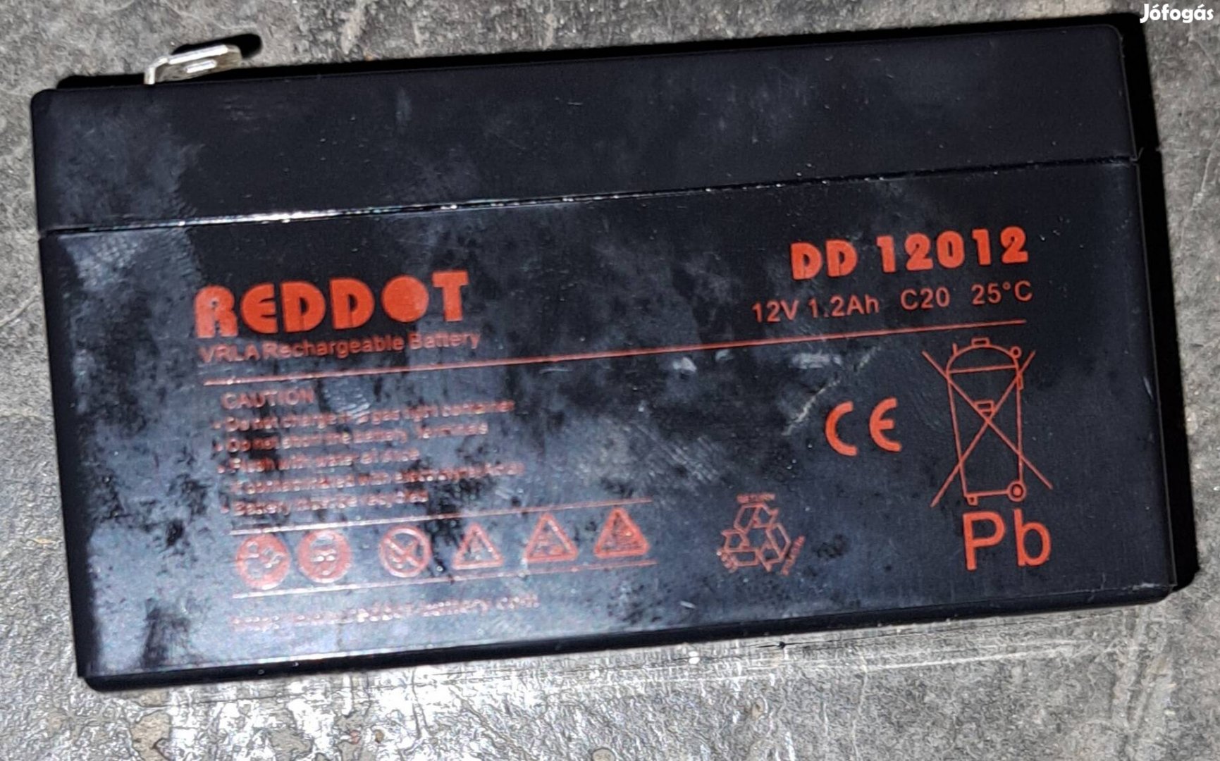 Reddot 12v 1.2 ah aksi