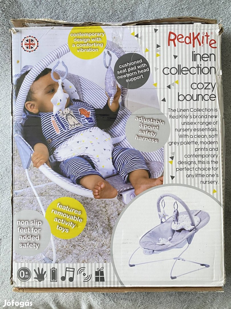 Redkite zenélő rezgő baba pihenőszék