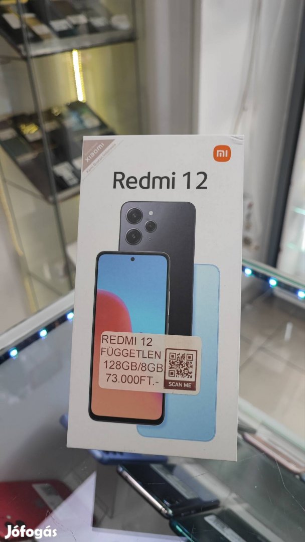 Redmi 12 Új 8/128GB Kártyafüggetlen + Garancia