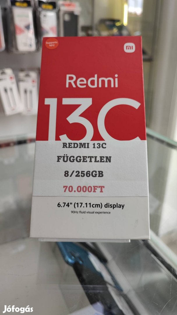 Redmi 13C 256GB Független Új bontatlan!
