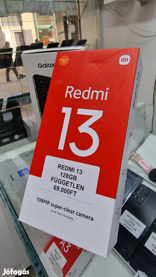 Redmi 13 ,128GB, Független  Akció, új 