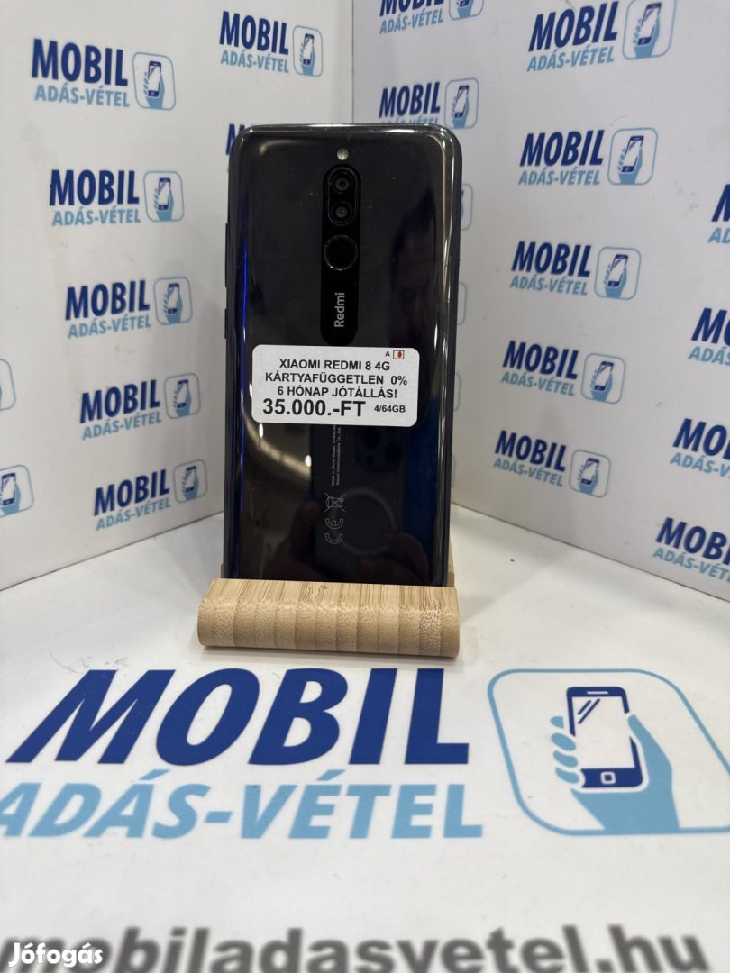 Redmi 8 Kártyafüggetlen 64 GB, 12 hó garancia