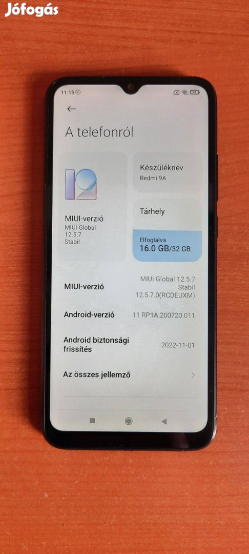 Redmi 9A telefon