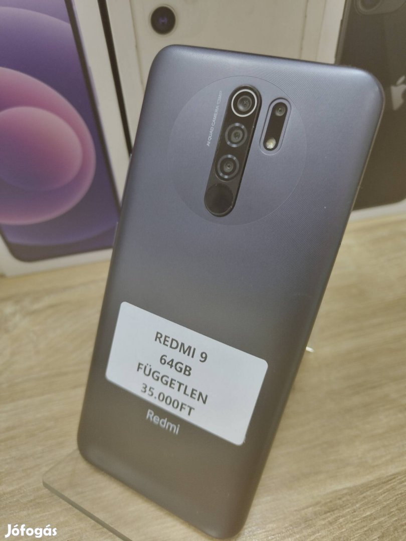 Redmi 9 64gb független 