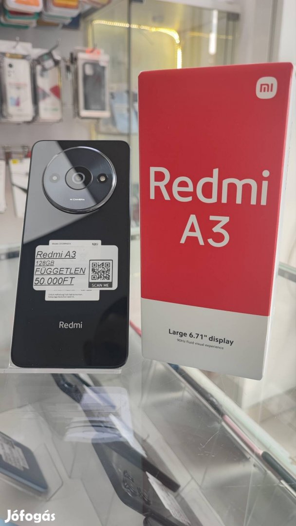 Redmi A3-128GB-Kártyafüggetlen Új 0 Perces